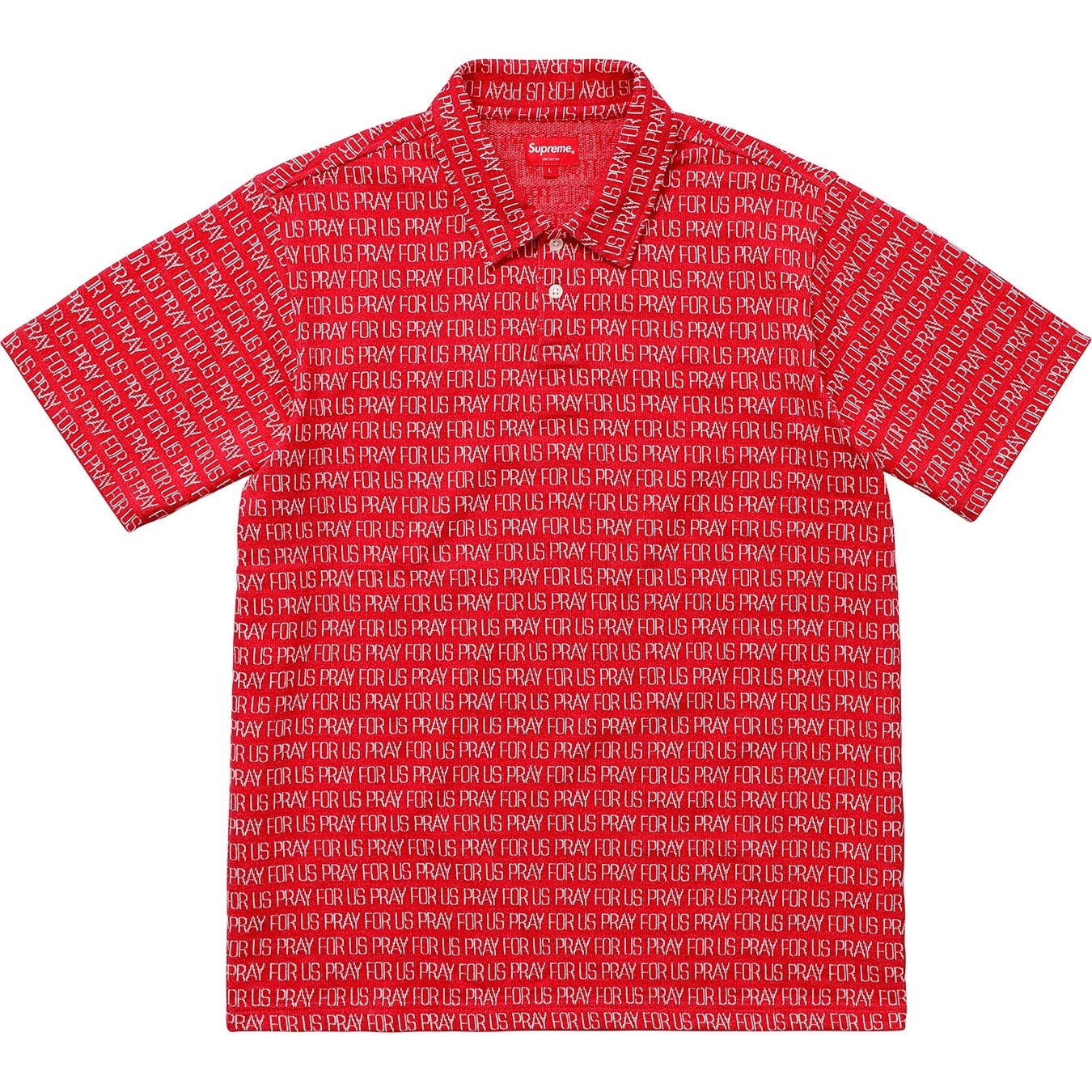 Pray For Us Jacquard Polo view 3